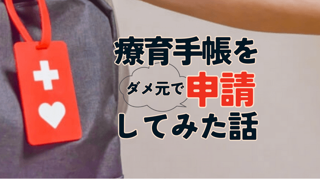 体験談・療育手帳を申請したら